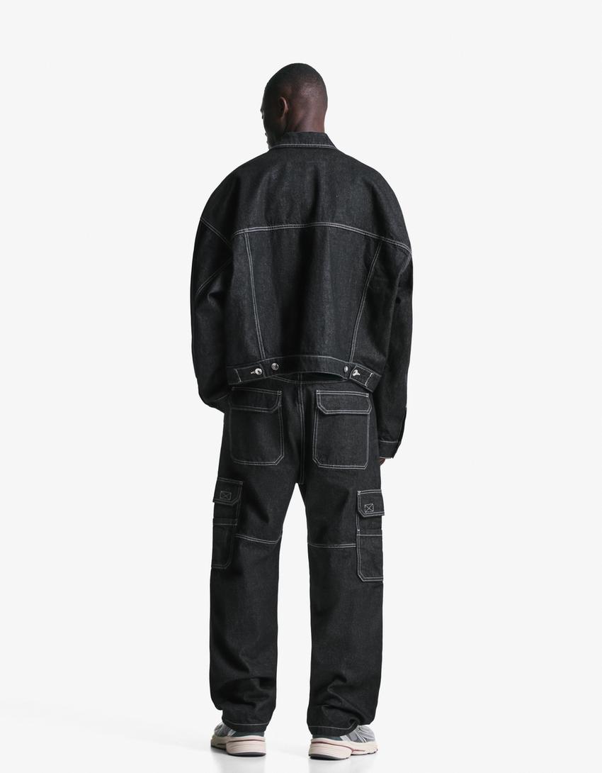 Denim trucker jacket