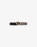 Thin  leather belt
