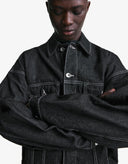 Denim trucker jacket